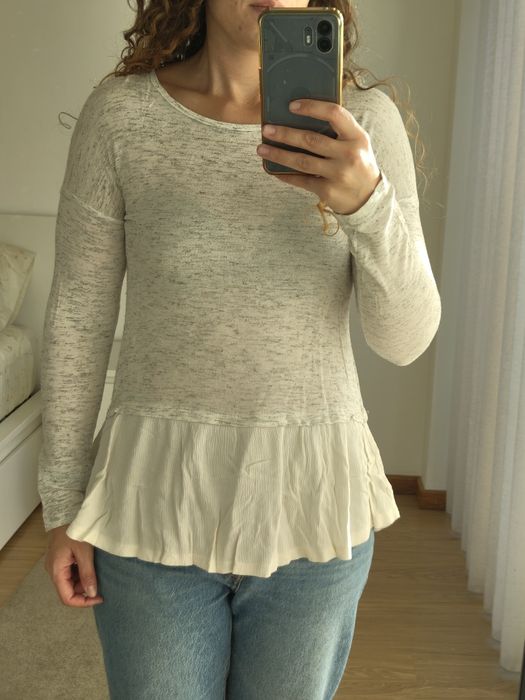 Camisola manga comprida fresca