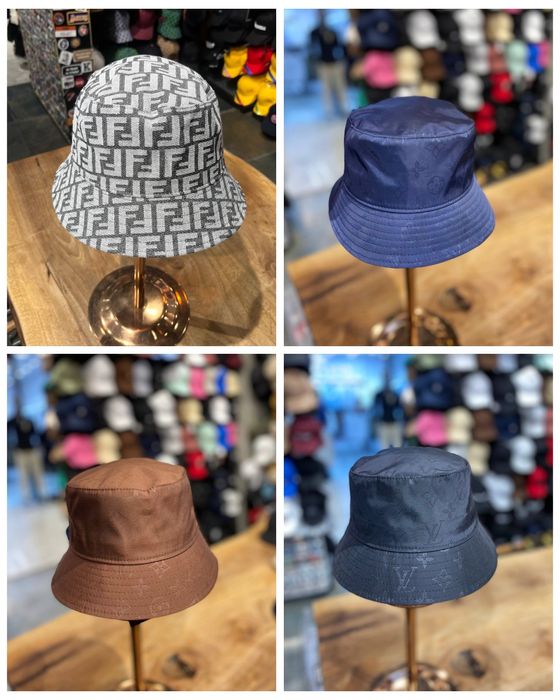 Стильна Панама Луі коричнева, чорна