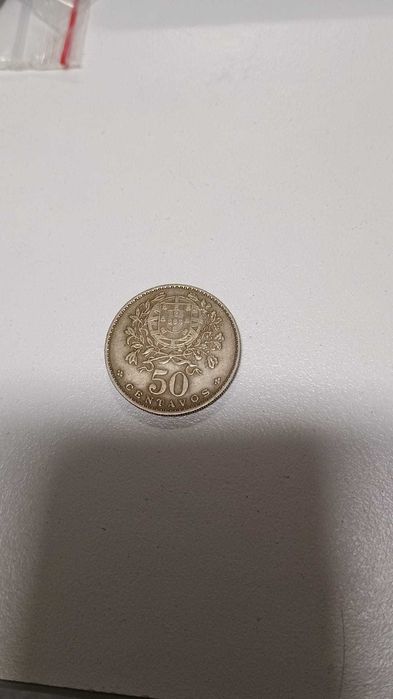 Moeda 50 centavos 1962