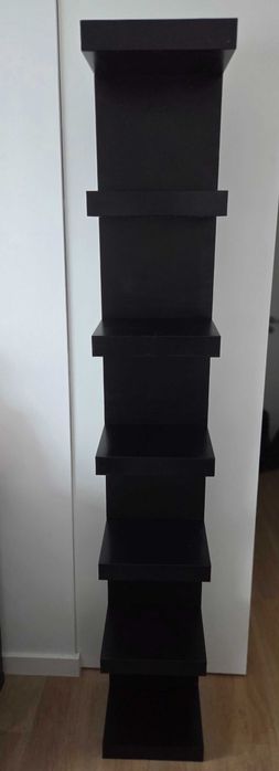 Coluna livros preto castanho