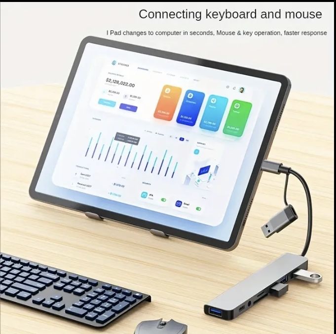 Перехідник USB Hub 8in2