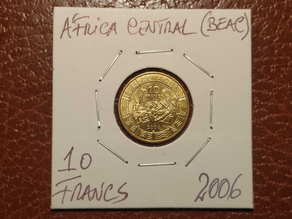 A107 moeda de 10 francos de 2006 - África Central (BEAC)