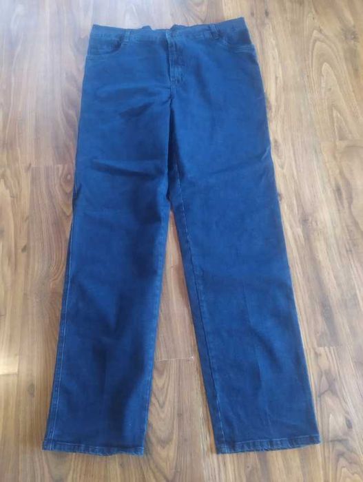 damskie spodnie jeansy plus size rozmiar 50