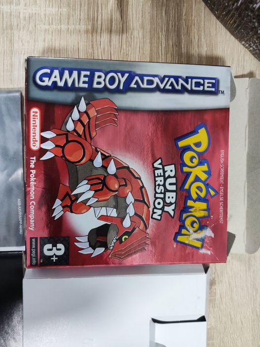 Caixa Pokémon Ruby bom estado nintendo