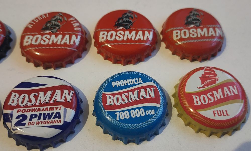 Kapsle Bosman zestaw 14 sztuk