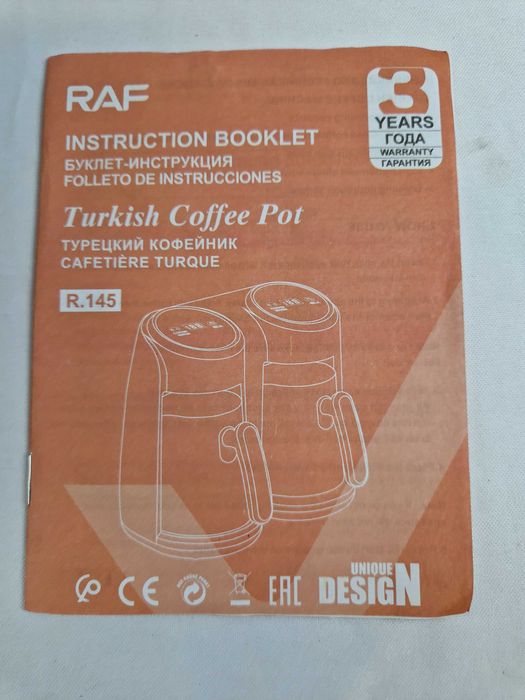 Elektryczny ekspres do kawy po turecku RAF