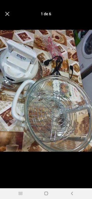 Forno eléctrico,  todo em vidro