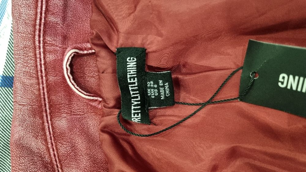 Жіноча куртка косуха під шкіру розмір M-L