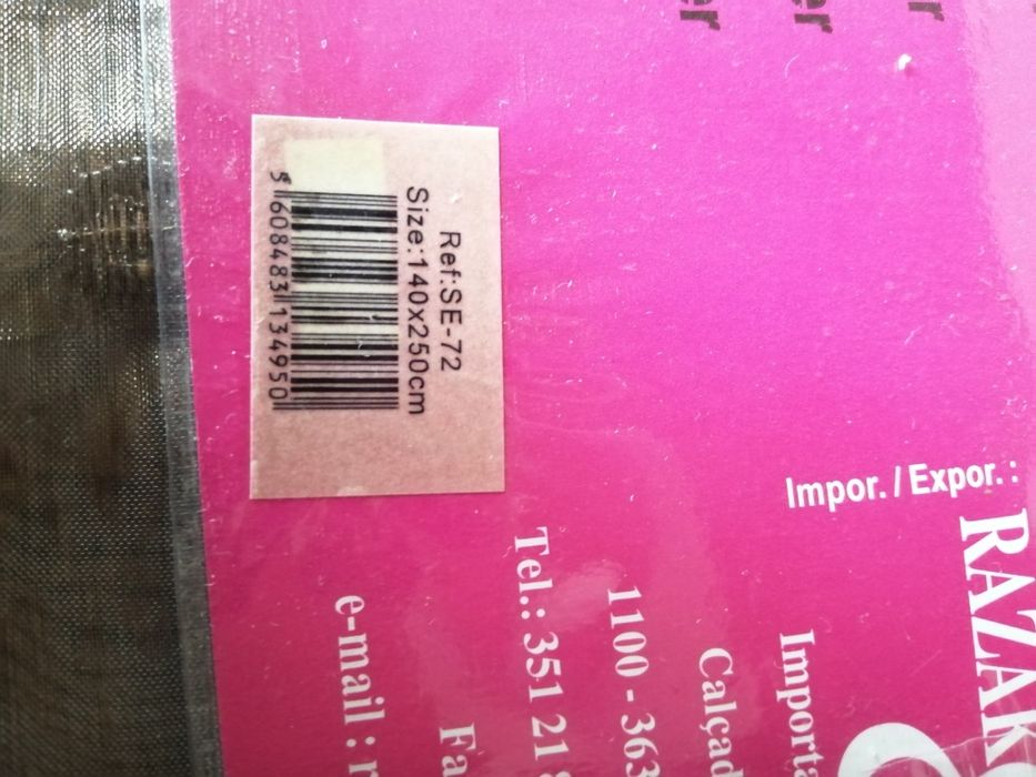 Cortinado organza castanho Novos