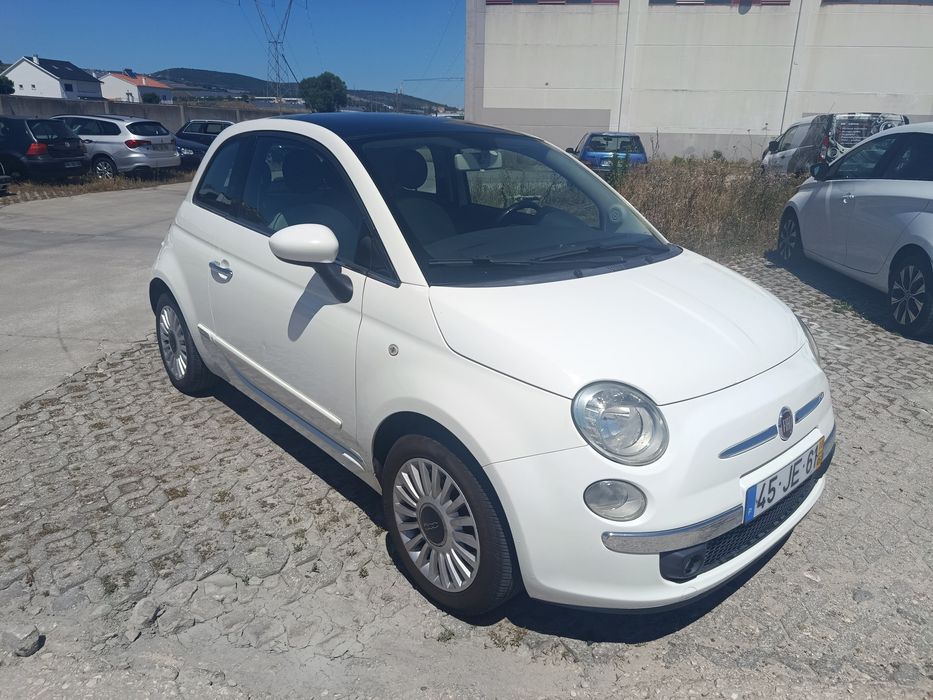 Fiat 500 1.3 Multijet diesel 75cv – 2010 tecto panorâmico impecável