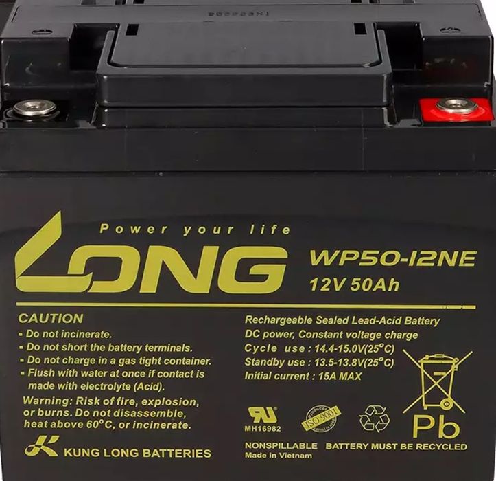 Bateria para cadeira Rodas 12v 50Ah  Nova