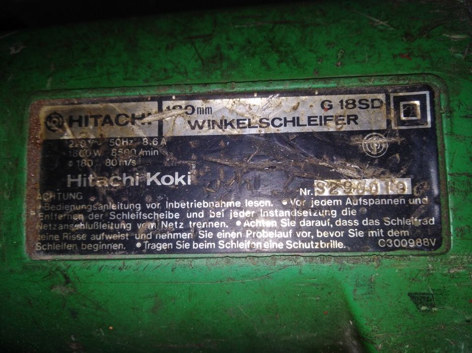 Hitachi szlifierka flex