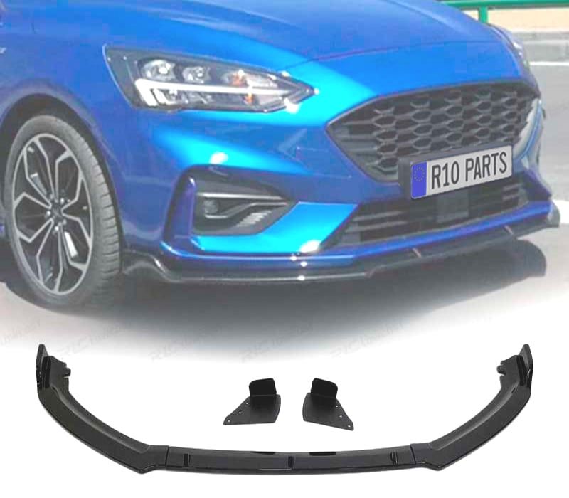 SPOILER LIP FRONTAL FORD FOCUS 18- PRETO BRILHANTE