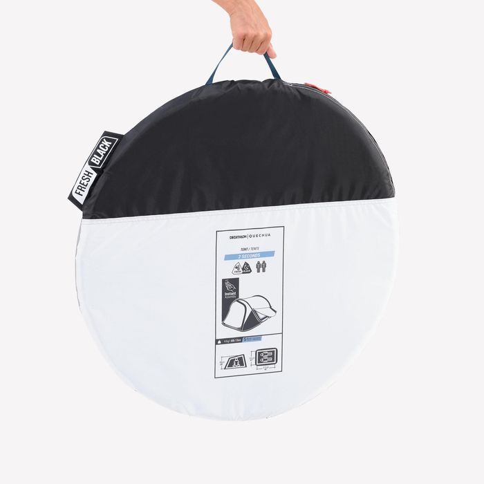 Tenda de Campismo - 2 SECONDS - 2 pessoas - Fresh & Black