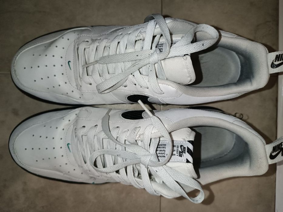Кросівки Nike Air Force 1 Low White Black Teal