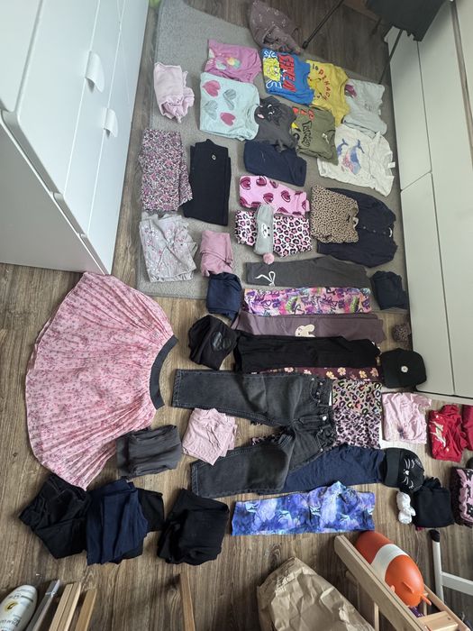 Paka ubranek 122/128 Next, Zara, hm i inne