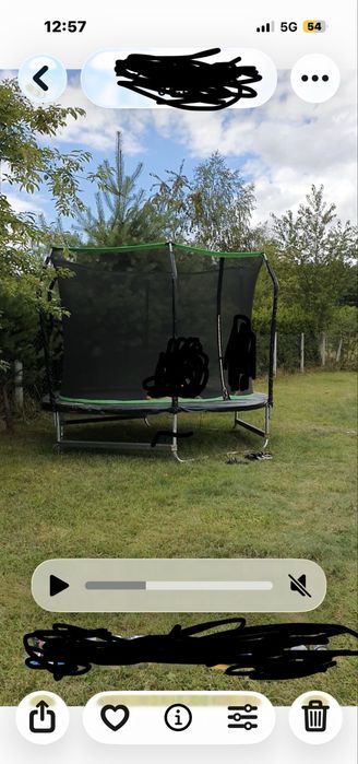 Siatka do trampoliny i skakania