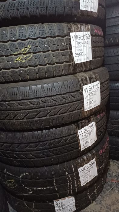 Продам зимові колеса Б/У 205/75 r16 C