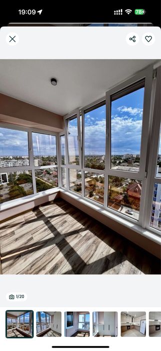 Продам 1 кім.квартиру Центр, Гоголя, 320, новий будинок, новий ремонт!