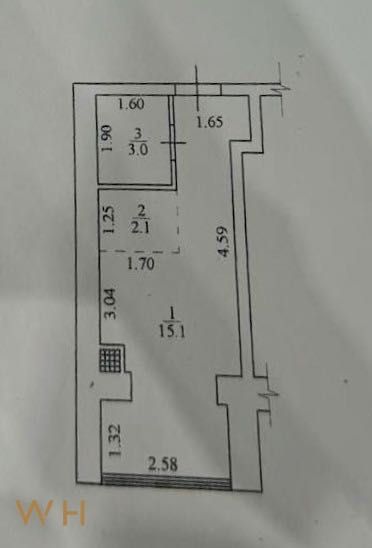 Продаж 1-кімн студія, 20.2m² в ЖК «Софіївський квартал», Без %