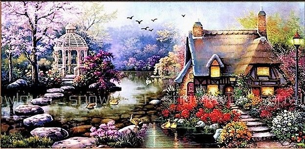 Діамантова вишивка/мозаїка набір(Алмазная вышивка/мозаика набор) 70*35