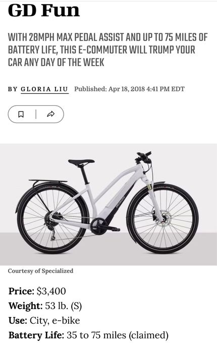 SPECIALIZED электровелосипед премиум класса!!!