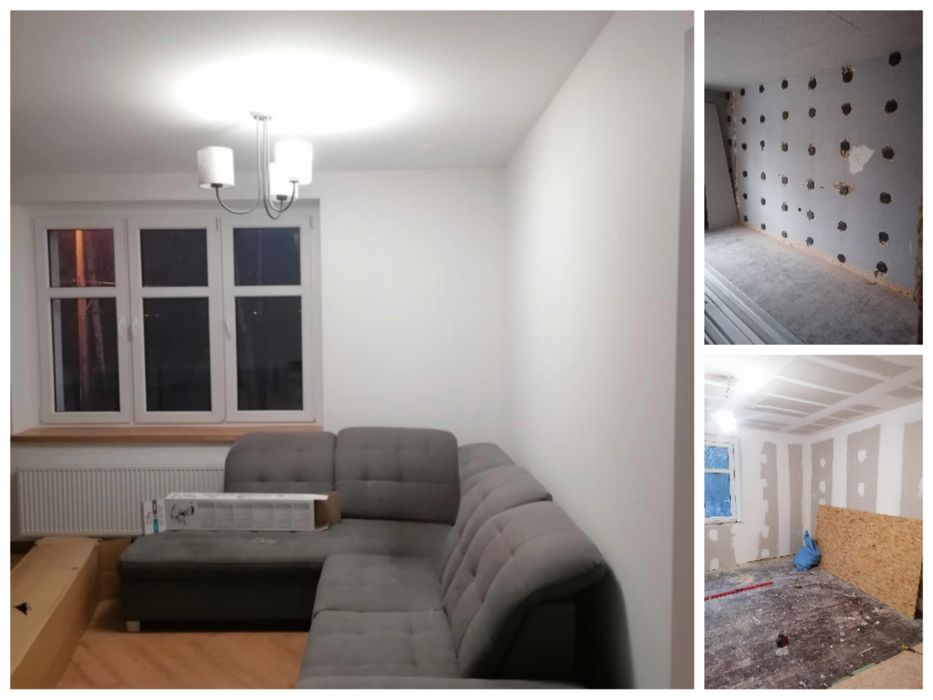 Remonty i wykończenia sufity podwieszane gładzie  malowanie  zabudowy