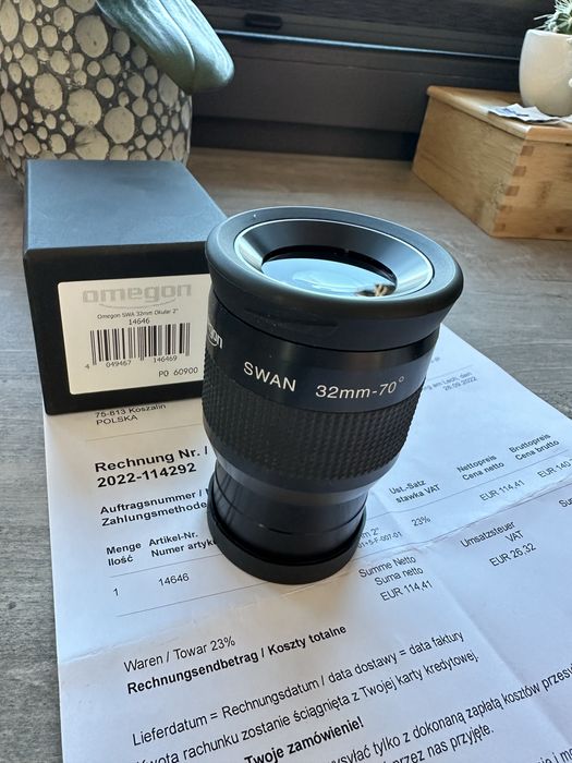 Okular OMEGON SWA 32mm 2” do Teleskopu astronomicznego