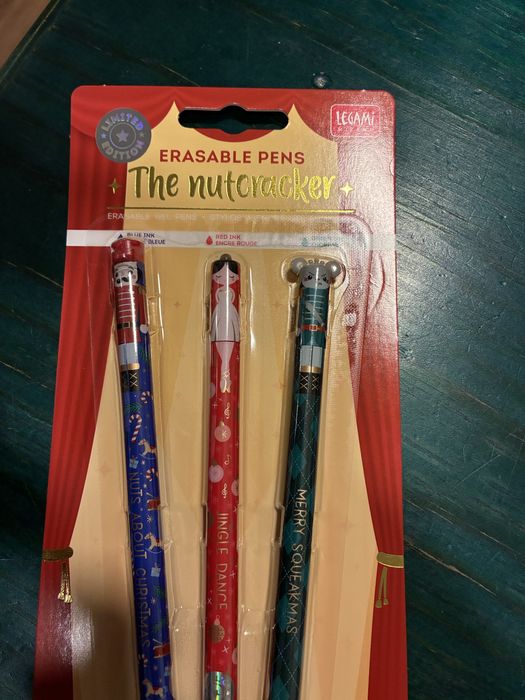 Canetas apagaveis Legami Natal 2025, edicao limitada