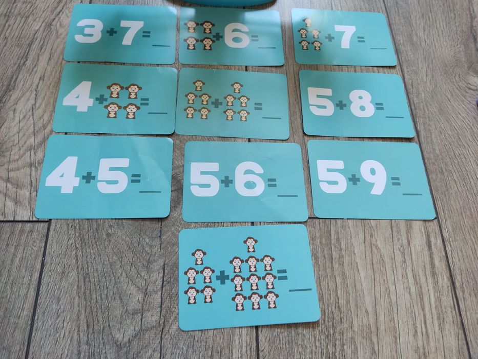 Дитяча навчальна гра математичні ваги утримай баланс Мавпа