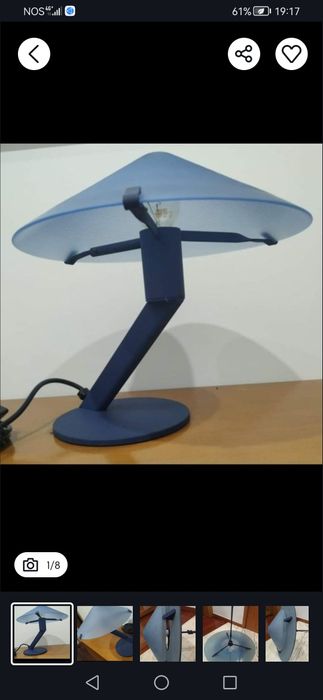 Jarro antigo faiança+candeeiro teto e mesa. 
2