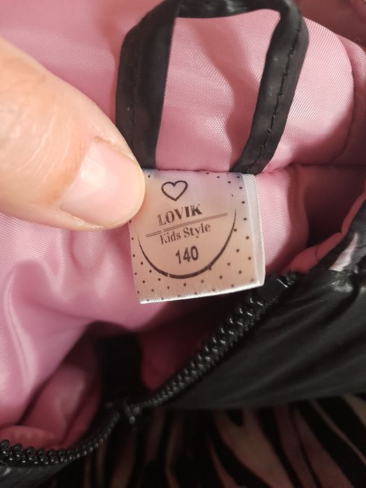 Kurtka zimowa, rozmiar ok 134 cm, jak nowa