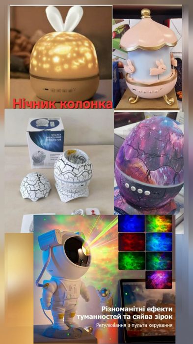 Проектор,нічник  космічна  собака