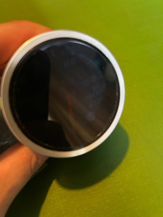 Manómetro Pressão de Óleo 52mm 7cores com aviso de pico ( Novo )