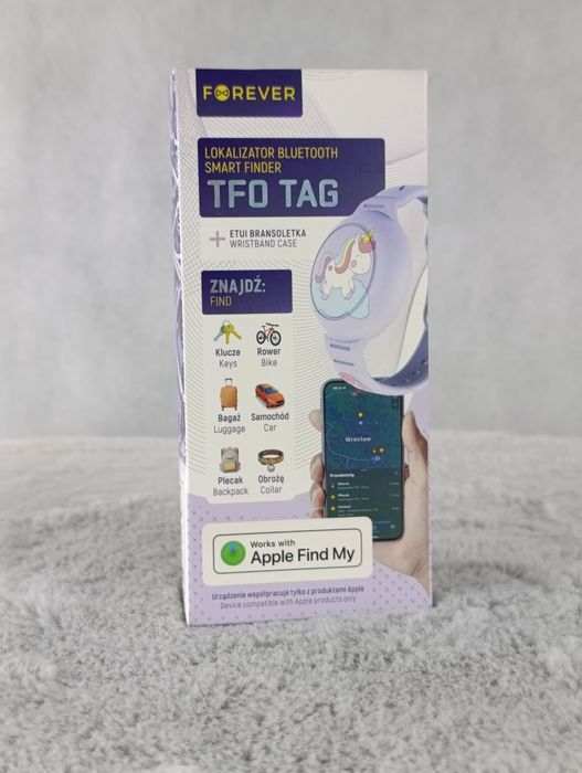 Lokalizator Bluetooth Forever TFO Tag smart finder Apple Find My