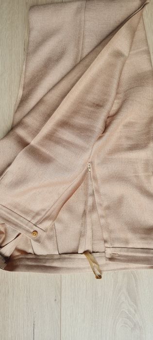 Garsonka 3-częsciowa beżowa roz 46, XL Góra, spódnica, spodnie