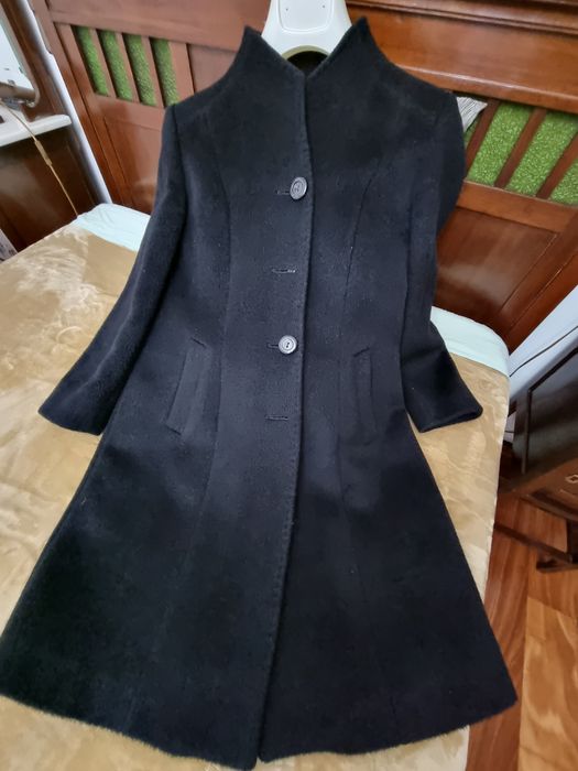 Sobretudo Casaco Preto - Pura Lã