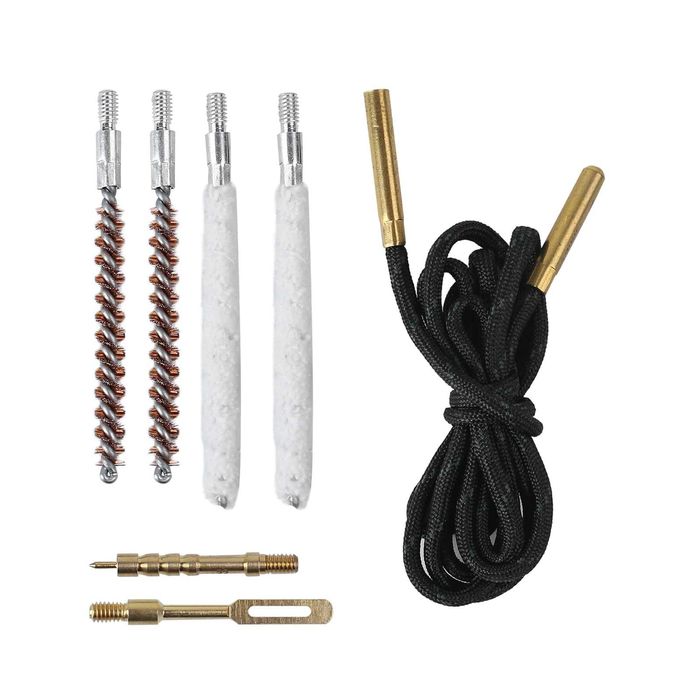 Набір йоржів/пуховок/вишерів та шомпола-протяжки для ствола 5,45/5,56 мм