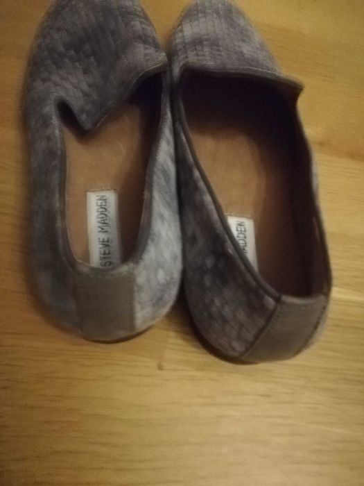 Buty pantofle mokasyny Steve Madden wsuwane  skóra ze skó 42 43