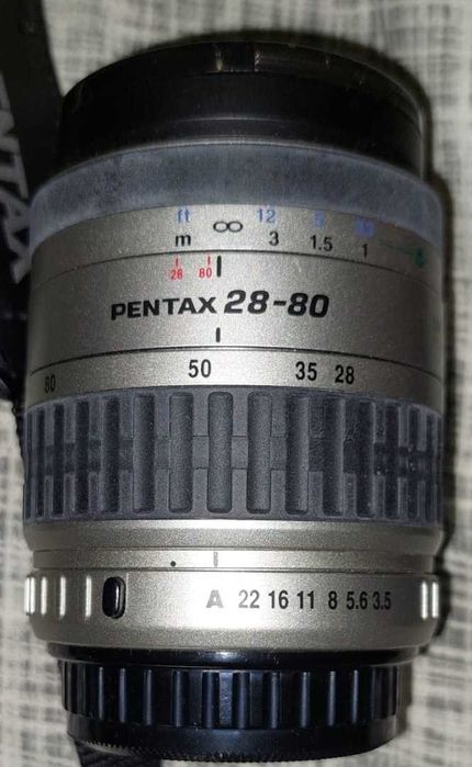 Pentax - Camera com objetivas e mala