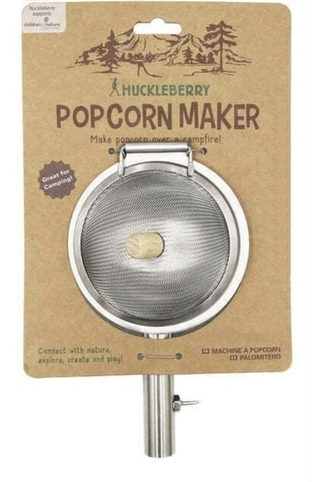 Maszyna do popcornu na ognisku