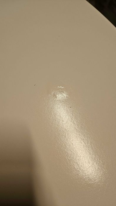 Stół okrągły, owalny, rozkładany, biały INGATORP IKEA - używany