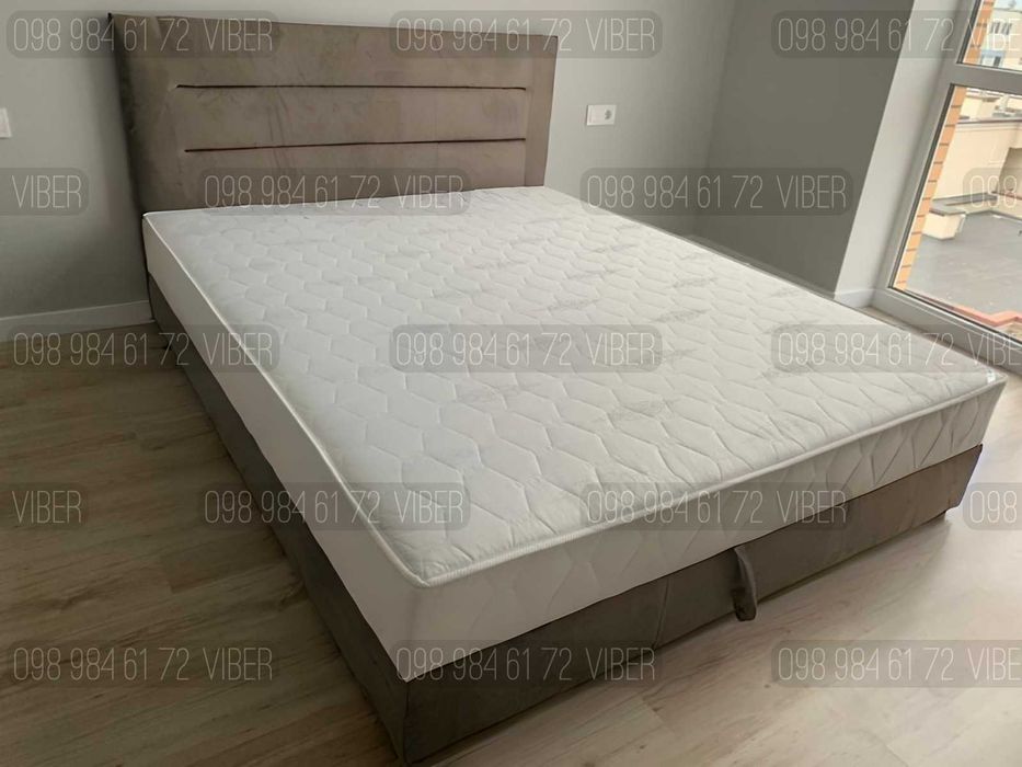 ХИТ! Кровать с МАТРАСОМ 140х200 + подъемный механизм. ПОДИУМ 25