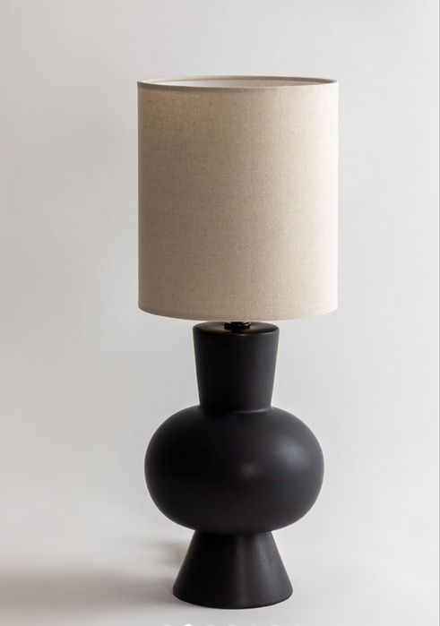 Candeeiro mesa Sklum preto