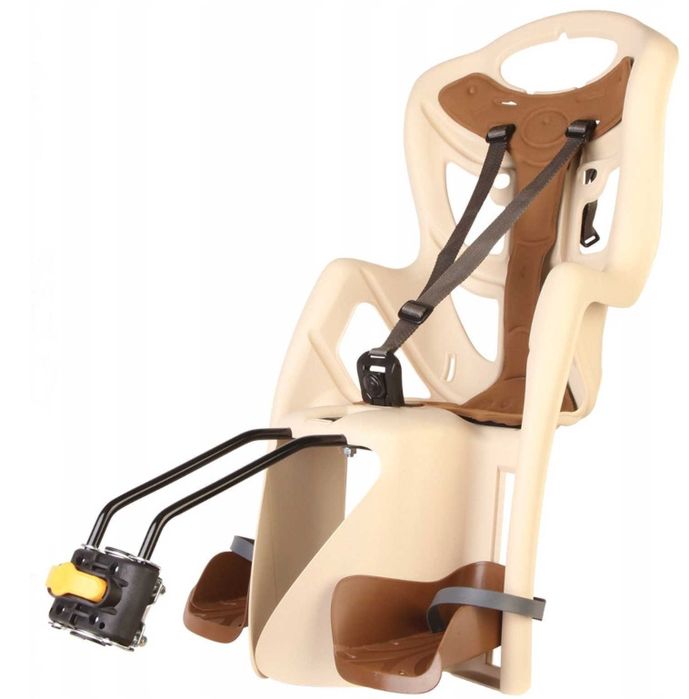 Fotelik rowerowy Bellelli Pepe Standard beżowo-brązowy