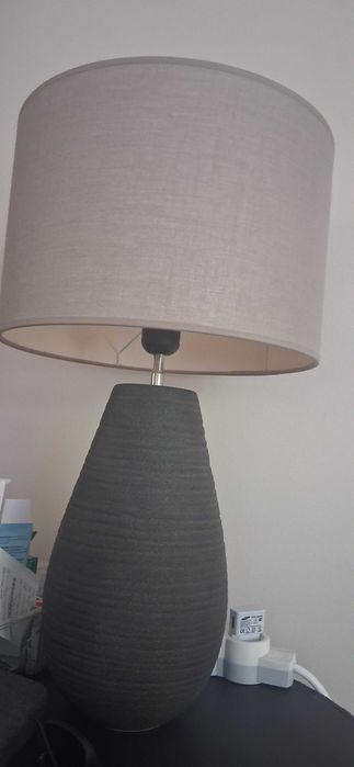 Abajur base ceramica novo