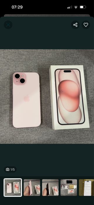 Iphone 15 novo, rosa!Ainda na caixa
