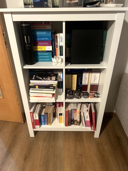 estante livros branca