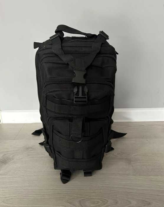 Plecak turystyczny wojskowy szkolny survival 30l czarny