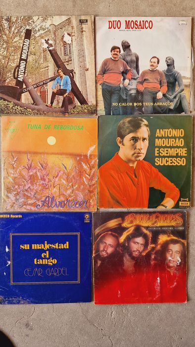 Discos em vinil vintage